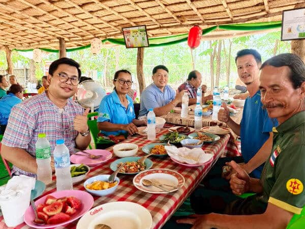 PGS organic farming event lunch, Ubon Ratchathani