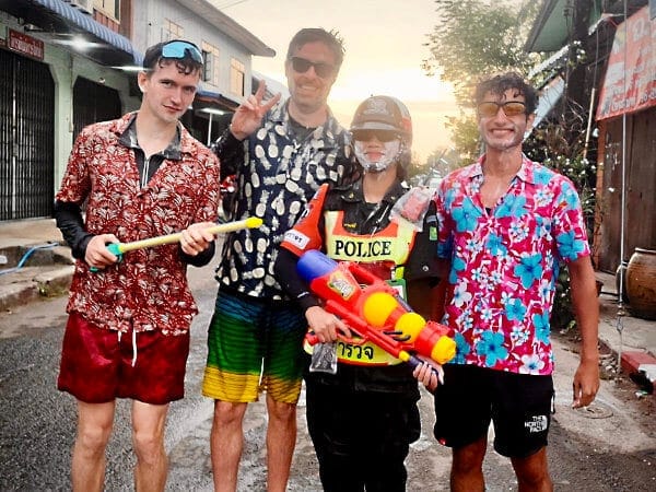 Songkran festival in Ubon Ratchathani, Isaan