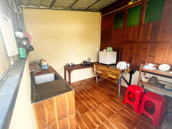 Thailand homestay kitchen area